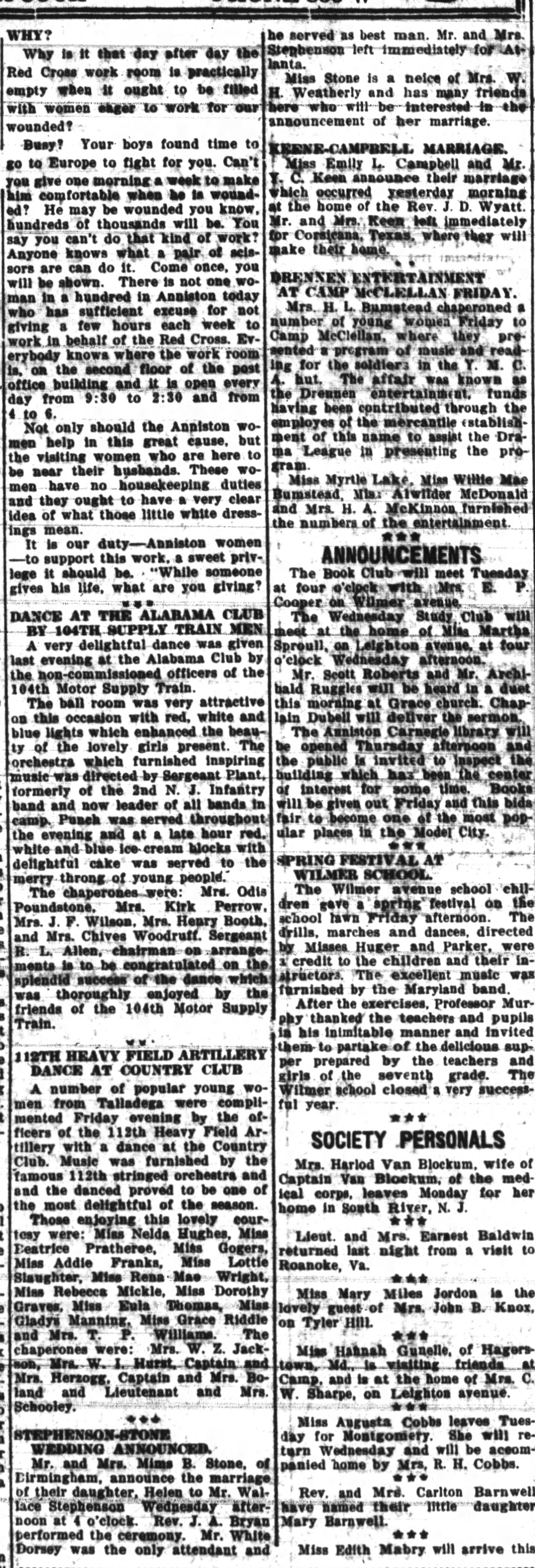 Stephenson-Stone Wedding Announced